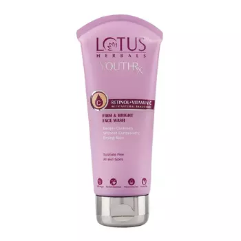 Средство для умывания с Ретинолом, Витамином С и Бакучиолом: укрепление и сияние кожи (100 мл), Retinol & Vitamin C with Natural Bakuchiol Firm & Bright Face Wash, произв. Lotus Herbals