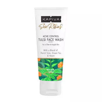 Средство для умывания с Тулси (100 мл), Acne Control Tulsi Face Wash, произв. Kapiva