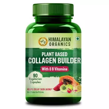 Средство для выработки коллагена (90 кап), Plant Based Collagen Builder, произв. Himalayan Organics