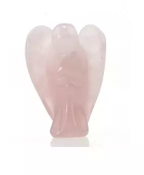 Статуэтка Ангела из Чистого Розового Кварца, Angel - Pure Rose Quartz, произв. Kalyan Puja