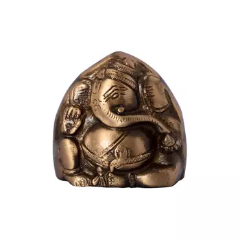 Статуэтка Ганеши, Brass Antique Finish Two Faced Lord Ganesha, произв. eCraftIndia