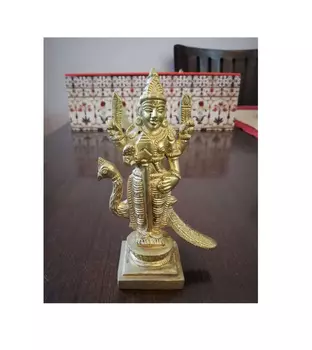 Статуэтка Муруган Свами Картикея из Латуни, Murugan Swami Kartikeya Brass Idol, произв. Kalyan Puja