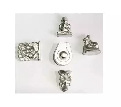 Статуэтки Парад Шива Паривар, Parad Shiva Parivar Idols, произв. Kalyan Puja