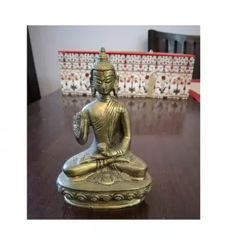 Статуя Будды из Латуни, Buddha Brass Idol Statue, произв. Kalyan Puja
