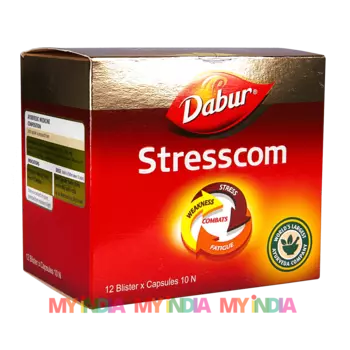 Стресском (120 кап, 300 мг), Stresscom, произв. Dabur