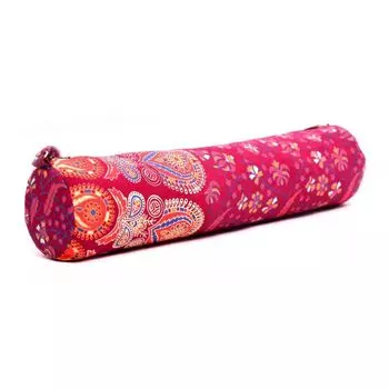 Сумка для йоги с цветочным принтом, Floral Yoga Bag Red, Handmade, произв. MYINDIA
