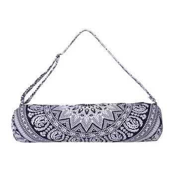 Сумка для йоги с принтом Мандала, Mandala Yoga Bag Elephant, Handmade, произв. MYINDIA