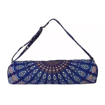 Сумка для йоги с принтом Мандала, Mandala Yoga Bag Owl, Handmade, произв. MYINDIA