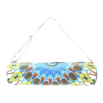 Сумка для йоги с принтом Мандала, Mandala Yoga Bag Bright, Handmade, произв. MYINDIA