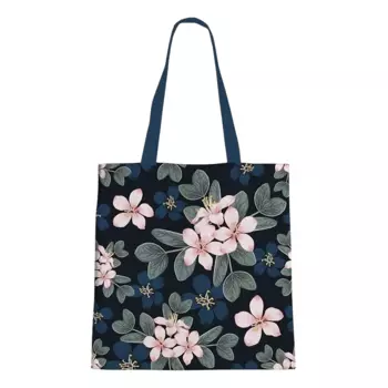Сумка тоут Полуночное цветение, Midnight Bloom Tote Bag, произв. The Purple Tree