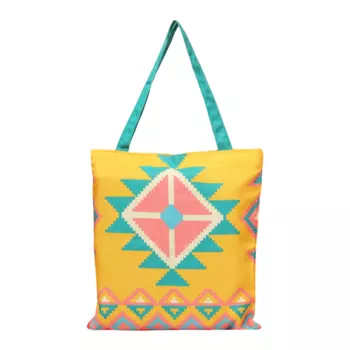 Сумка тоут Яркая абстракция, Vivid Abstract Tote Bag, произв. The Purple Tree