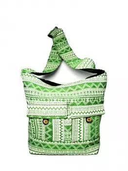 Сумка Тропики: зеленая, Bag Tropics, Handmade