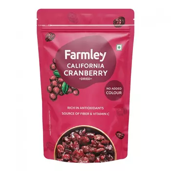 Сушеная калифорнийская Клюква (200 г), California Cranberry Dried, произв. Farmley