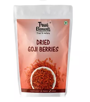 Сушеные ягоды Годжи (125 г), Dried Goji Berries, произв. True Elements