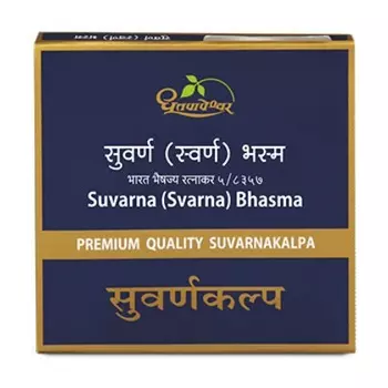 Суварна Бхасма (10 таб), Suvarna (Svarna) Bhasma, произв. Dhootapapeshwar