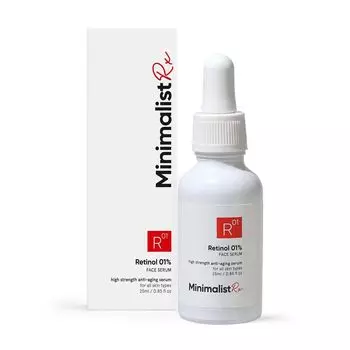 Сыворотка для лица с Ретинолом 01% (25 мл), Retinol 01% Face Serum, произв. Minimalist