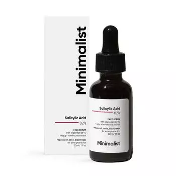Сыворотка для лица с Салициловой кислотой 02% (30 мл), Salicylic Acid 02% Face Serum, произв. Minimalist