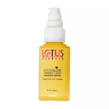 Сыворотка для сияния кожи с Витамином С и Золотом (30 мл), Vitamin C + Gold Radiance Serum, произв. Lotus Herbals