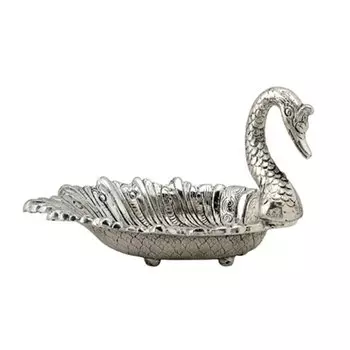 Тарелка для сухофруктов, Metal Duck Shaped Dry Fruit Tray Decorative Platter, произв. eCraftIndia
