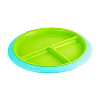 Тарелка со съемными разделителями, Removable Section Divider Plate Blue, произв. Mothercare