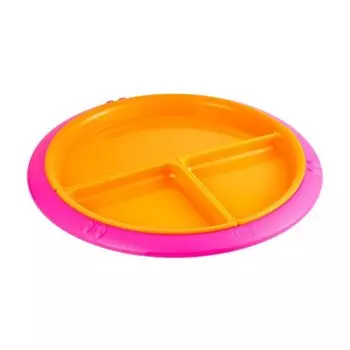 Тарелка со съемными разделителями, Removable Section Divider Plate Pink, произв. Mothercare