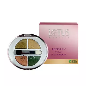 Тени для век Взгляд леса (5,6 г), Ecostay Velvet Eye Shadow Eye Forest, произв. Lotus Herbals