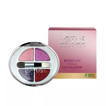 Тени для век Взгляд орхидеи (5,6 г), Ecostay Velvet Eye Shadow Eye Orchid, произв. Lotus Herbals