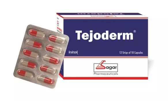 Тежодерм (120 кап), Tejoderm, произв. BPRL