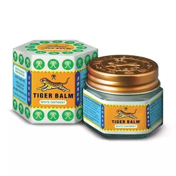 Тигровый бальзам Белый (21 мл), Tiger Balm White Ointment, произв. Hawpar