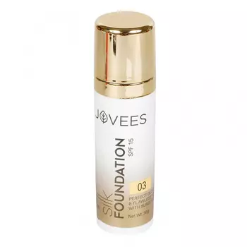 Тональный крем SPF 15: оттенок 03 (30 г), Silk Foundation SPF 15 03, произв. Jovees