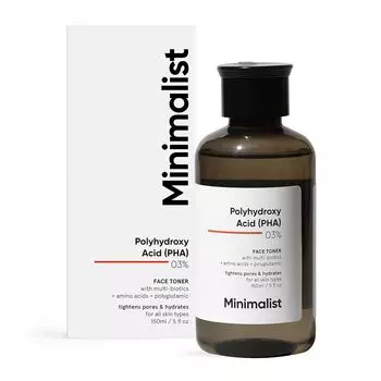Тонер для лица с Полигидроксикислотой 03% (30 мл), Polyhydroxy Acid (PHA) 03% Face Toner, произв. Minimalist