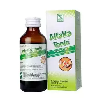 Тоник с Люцерной без сахара (500 мл), Alfalfa Tonic Sugar Free, произв. Schwabe