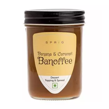 Топпинг для десертов Баноффи: банан и карамель (290 г), Banoffee Banana & Caramel, произв. Sprig