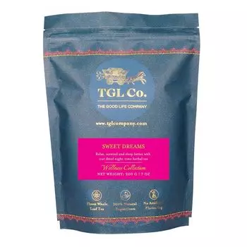 Травяной чай для хорошего сна (200 г), Sweet Dreams Tea, произв. TGL Co.