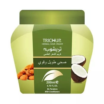 Тричуп: крем для роста и восстановления волос (200 мл), Trichup Healthy Long and Strong Herbal Hair Cream, произв. VASU