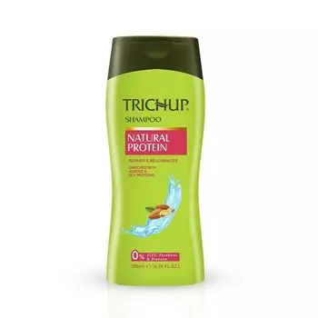 Тричуп: натуральный протеиновый шампунь (200 мл), Trichup Natural Protein Shampoo, произв. VASU