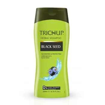 Тричуп: питательный шампунь для волос с Черным тмином (200 мл), Trichup Black Seed Shampoo, произв. VASU