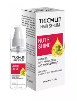 Тричуп: сыворотка для блеска волос с натуральными маслами (50 мл), Trichup Nutri Shine Hair Serum, произв. VASU