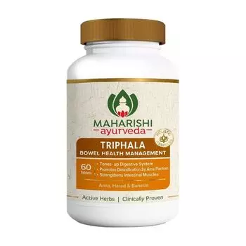Трифала (60 таб, 1000 мг), Triphala, произв. Maharishi Ayurveda