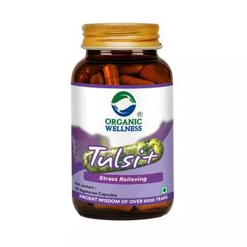 Тулси Плюс (90 кап, 300 мг), Tulsi+, произв. Organic Wellness