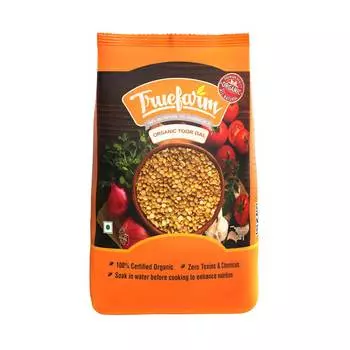 Тур Дал (индийский Горох) (500 г), Organic Toor Dal, произв. Truefarm