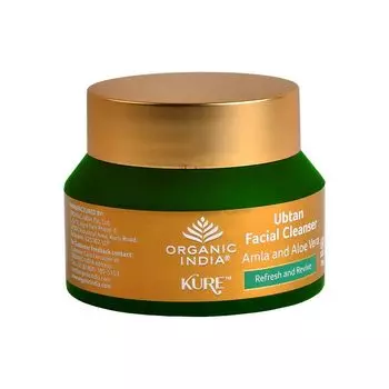 Убтан для лица с Амлой и Алоэ Вера (25 г), Ubtan Facial Cleanser Amla and Aloe Vera, произв. Organic India