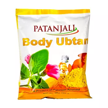 Убтан: травяной скраб для тела (100 г), Body Ubtan, произв. Patanjali