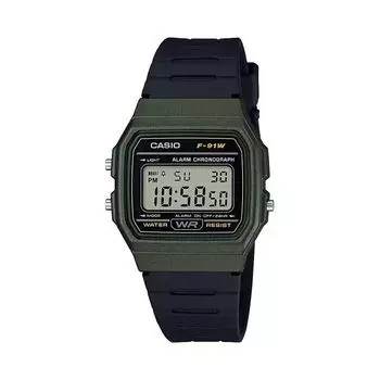 Унисекс цифровые черные часы, Black Digital Unisex Watch, произв. Casio