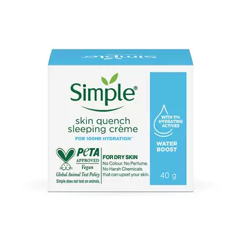 Успокаивающий ночной крем (40 г), Skin Quench Sleeping Creme, произв. Simple