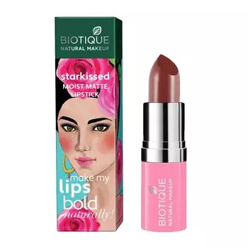 Увлажняющая матовая помада для губ Ночь свиданий (4,2 г), Starkissed Moist Matte Lipstick Date Night, произв. Biotique