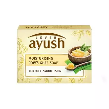 Увлажняющее мыло с маслом Гхи (100 г), Moisturising Cow's Ghee Soap, произв. Lever Ayush