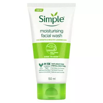 Увлажняющее средство для умывания (150 мл), Moisturising Facial Wash, произв. Simple
