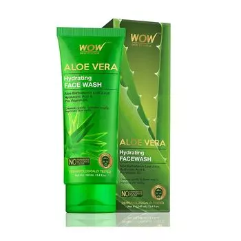 Увлажняющее средство для умывания с Алоэ вера (100 мл), Aloe Vera Hydrating Face Wash, произв. WOW Skin Science