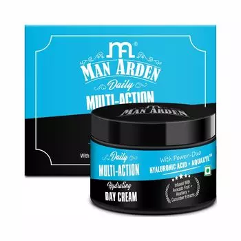 Увлажняющий дневной крем с Гиалуроновой кислотой и Акваксилом (50 г), Multi-Action Hydrating Day Cream Hyaluronic Acid + Aquaxyl, произв. Man Arden